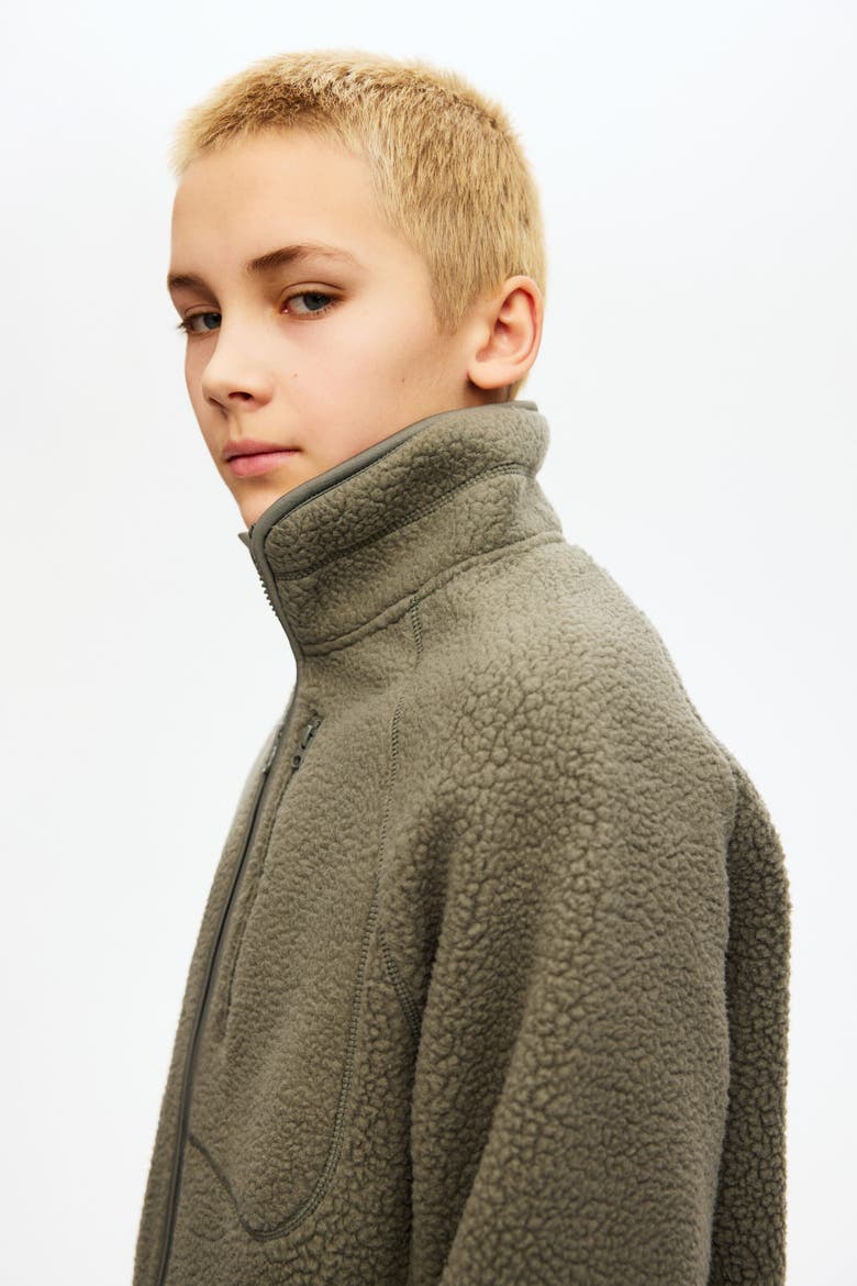 Teddy Jacket, Alternate, color, Khaki green