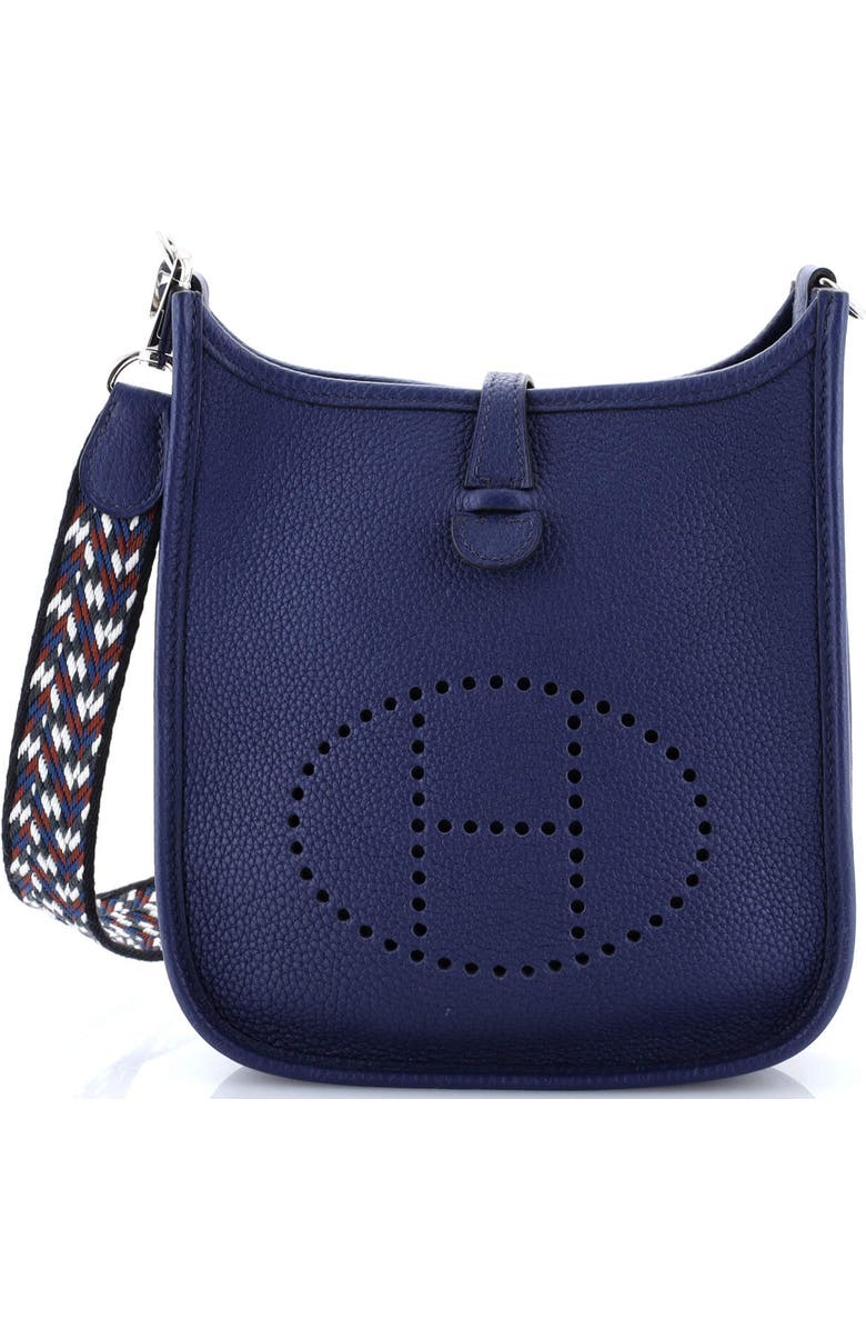 Pre-Owned Hermes Evelyne Bag Gen III Maurice TPM, Main, color, Bleu Encre