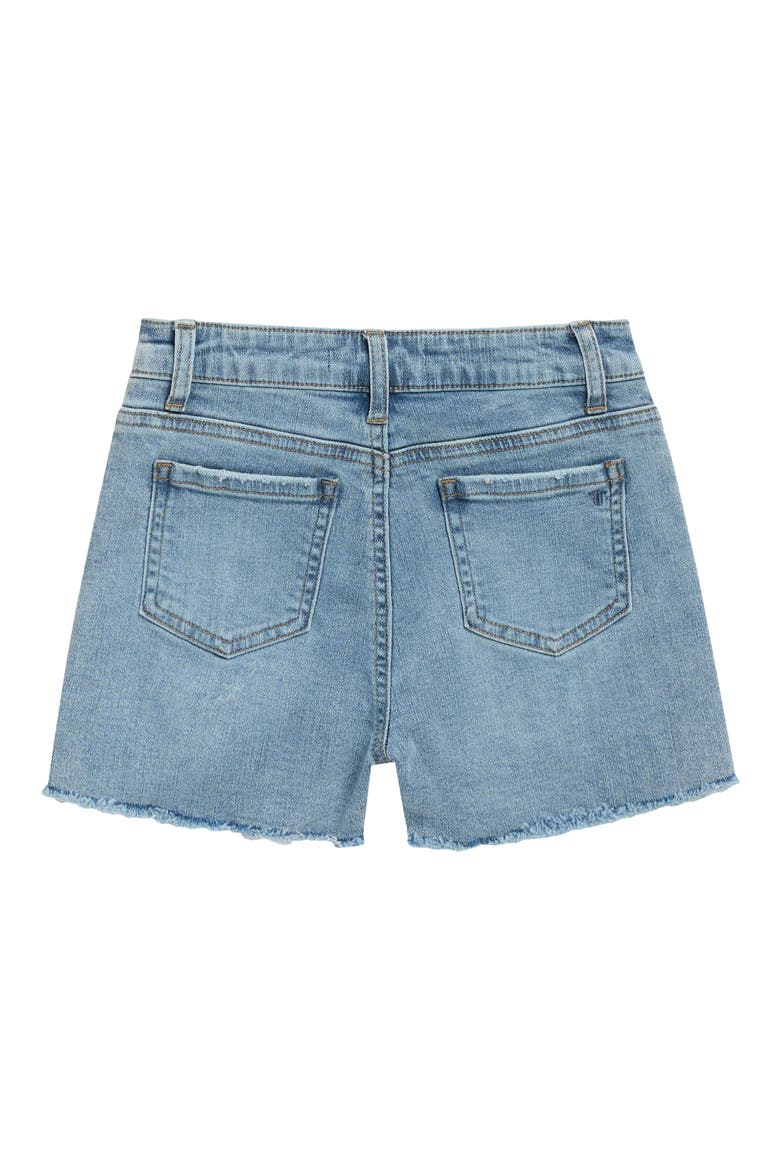 Kids' Clear Stud Brittany Shorts, Alternate, color, MEDIUM INDIGO