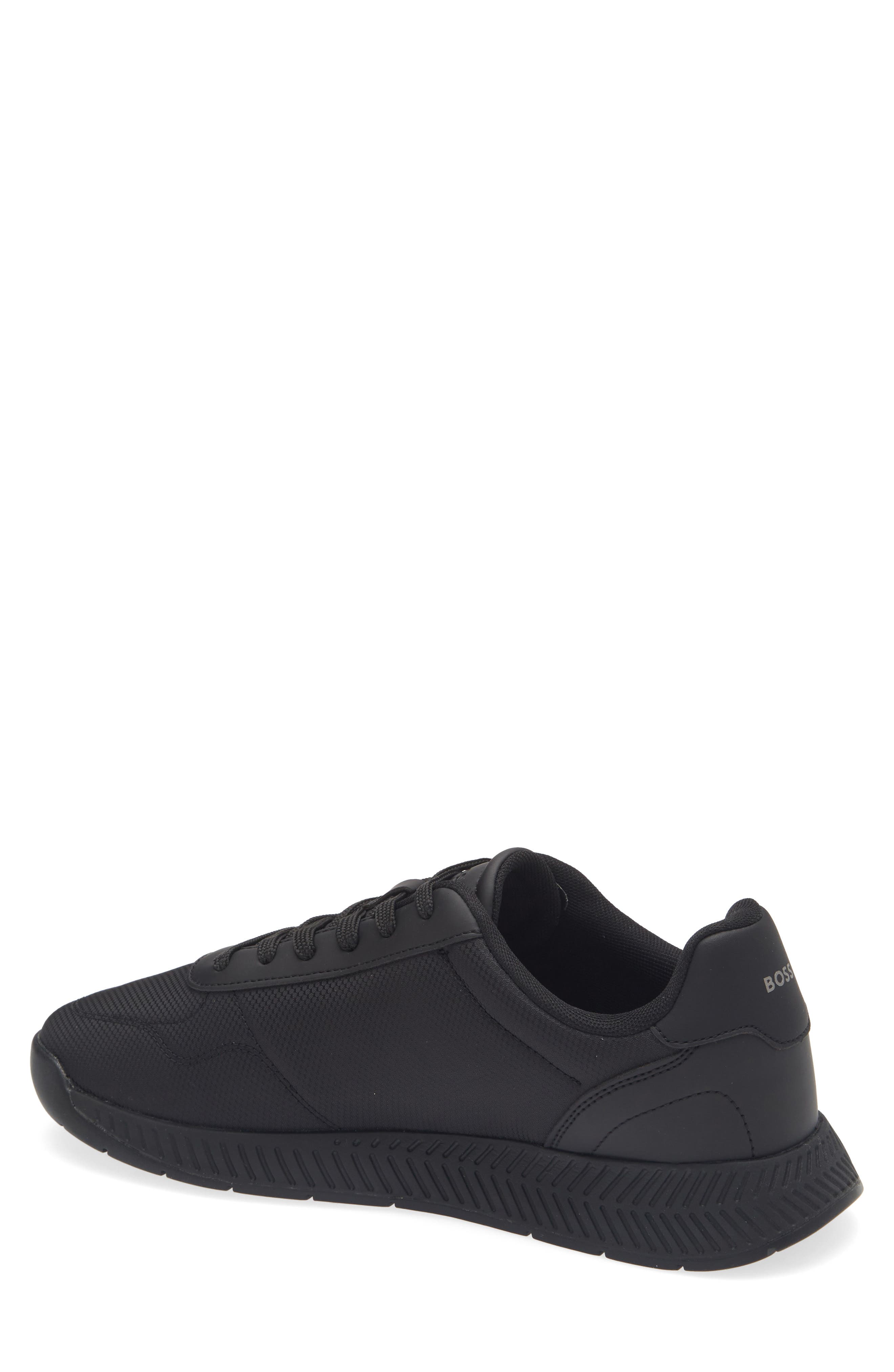 BOSS Titanium Runn Sneaker, Alternate, color, Black