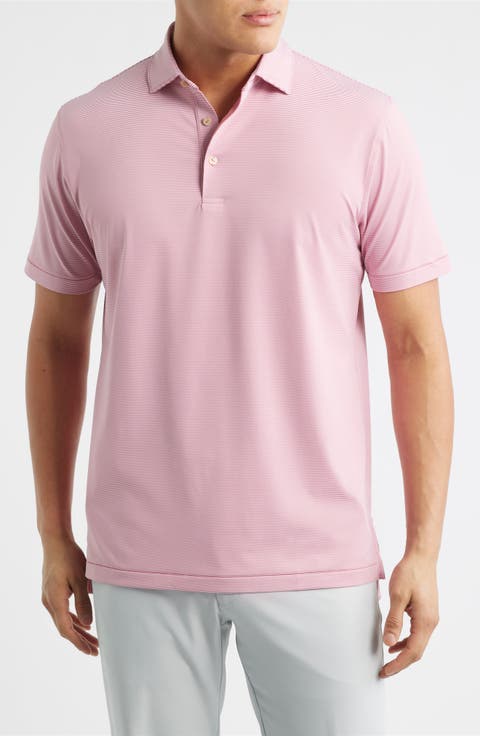 Jubilee Stripe Performance Golf Polo