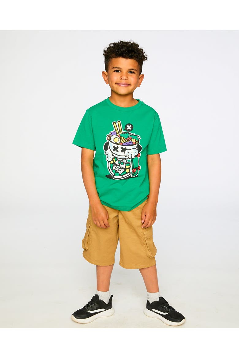 Graphic Organic Cotton Jersey T-Shirt, Alternate, color, Green