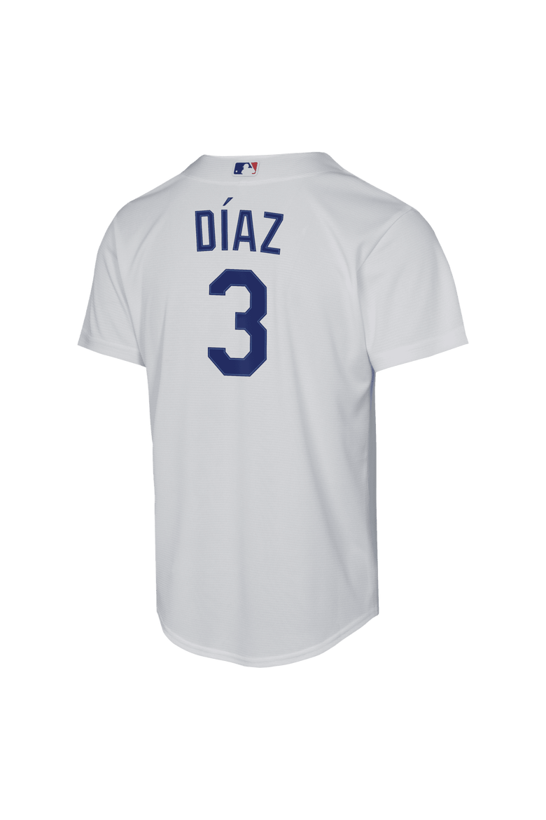 Youth Nike Edwin Díaz White Los Angeles Dodgers Home Baseline Jersey, Alternate, color, White