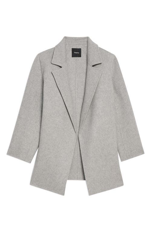 Theory Clairene Wool & Cashmere Jacket In Gray