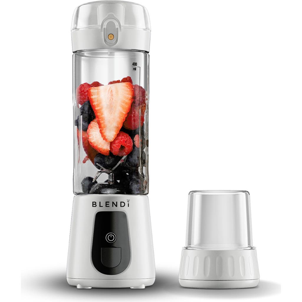 Blendi Pro Plus Premium Cordless Portable 17.5oz Rechargeable Blender In White
