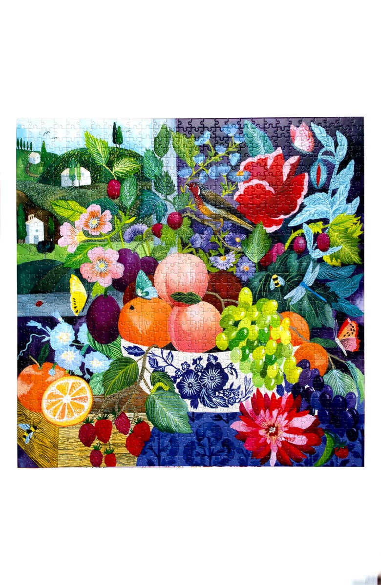eeBoo Stone Fruit Still Life 1000-Piece Jigsaw Puzzle, Alternate, color, Multi