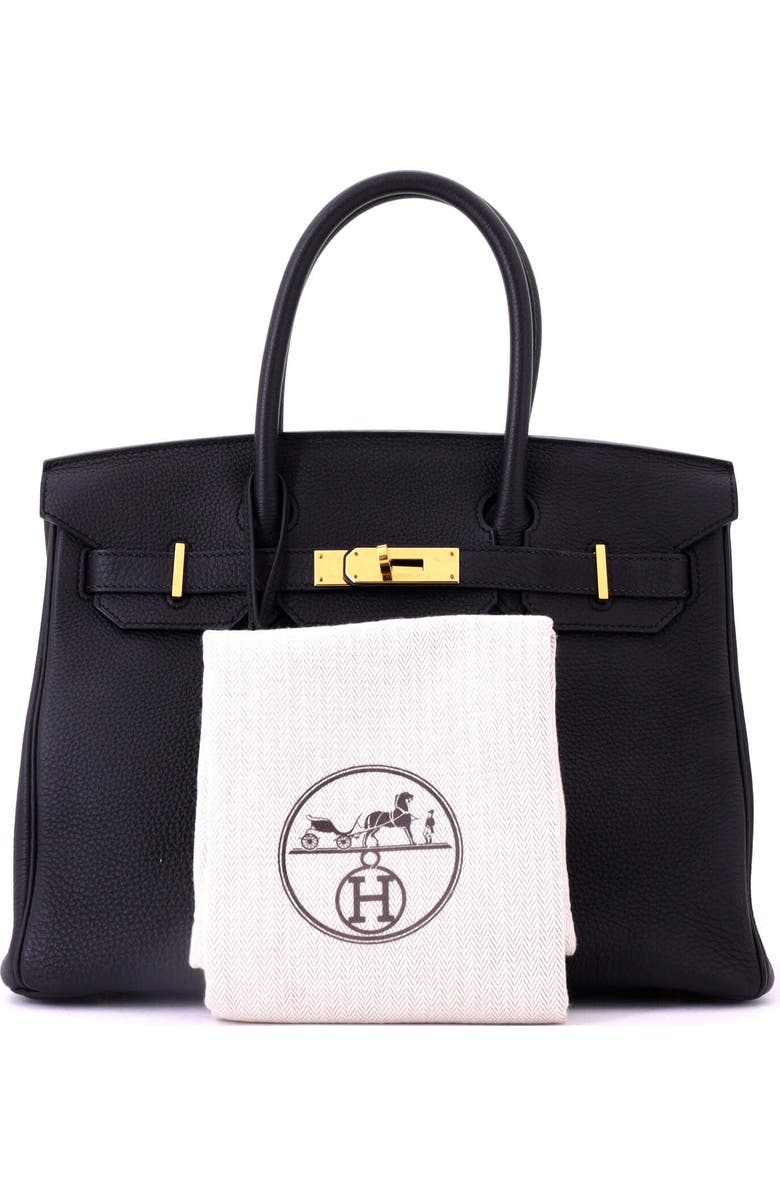 Pre-Owned Hermes Birkin Handbag Grey Togo with Gold Hardware 30, Alternate, color, Plomb