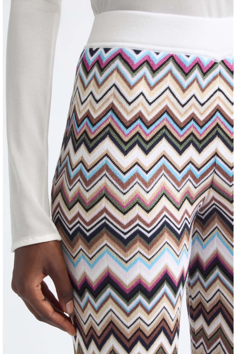 Zigzag Knit Straight Leg Pants, Alternate, color, SMSPL