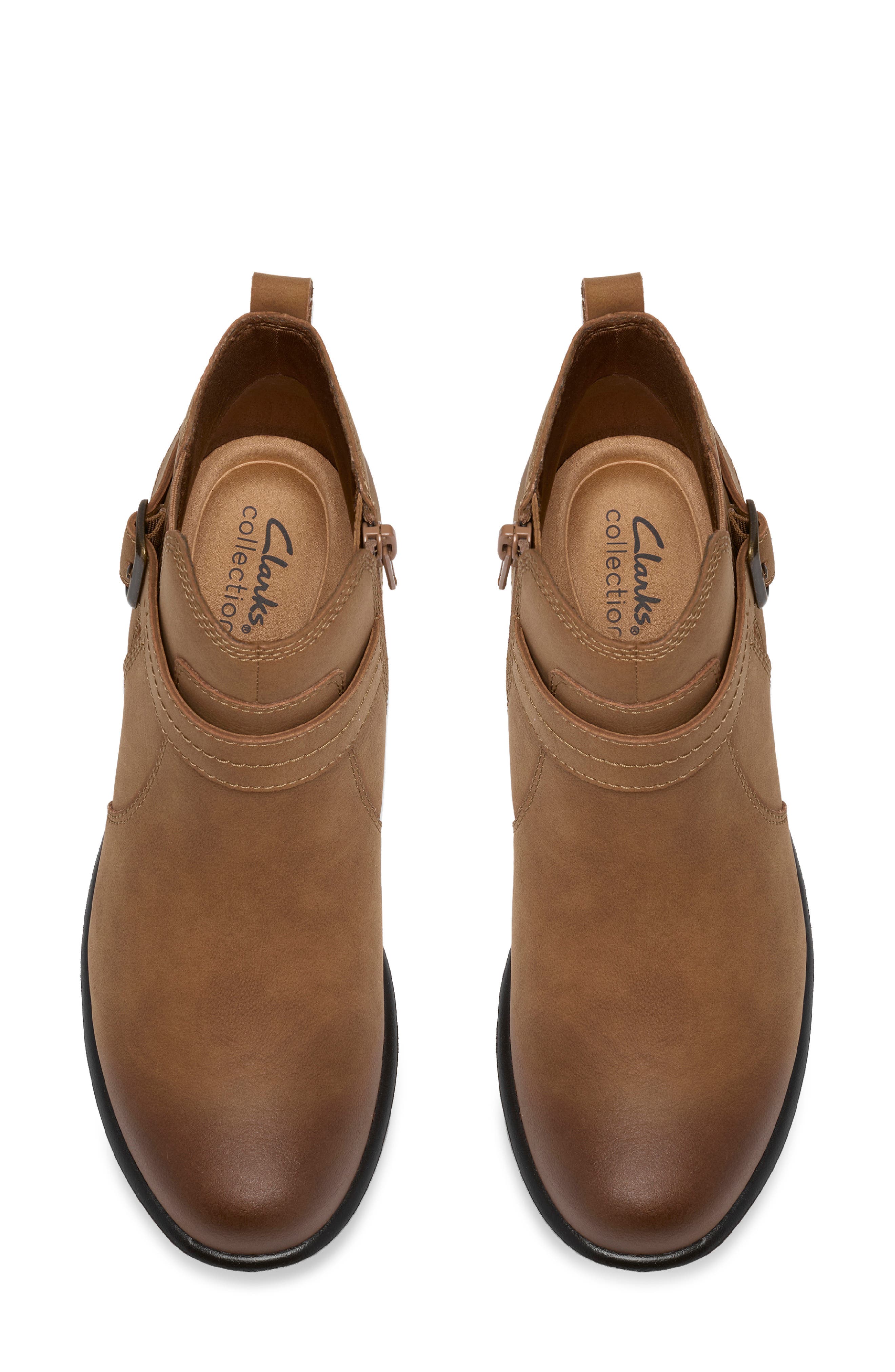 Kynnznie Ankle Bootie, Alternate, color, DARK TAN LEATHER