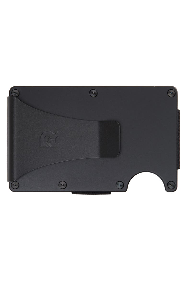 Titanium Money Clip Card Case, Alternate, color, BLACK/ TITANIUM