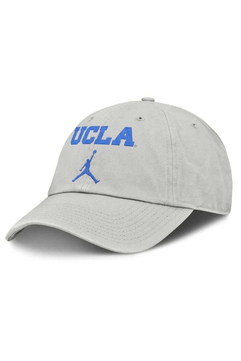 Men's Jordan Brand Gray UCLA Bruins 2025 On-Field Gameday Club Adjustable Hat, Main, color, Gray