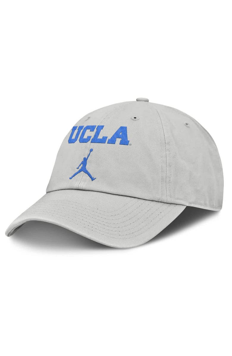 Jordan Brand Men's Jordan Brand Gray UCLA Bruins 2025 On-Field Gameday Club Adjustable Hat, Main, color, Gray