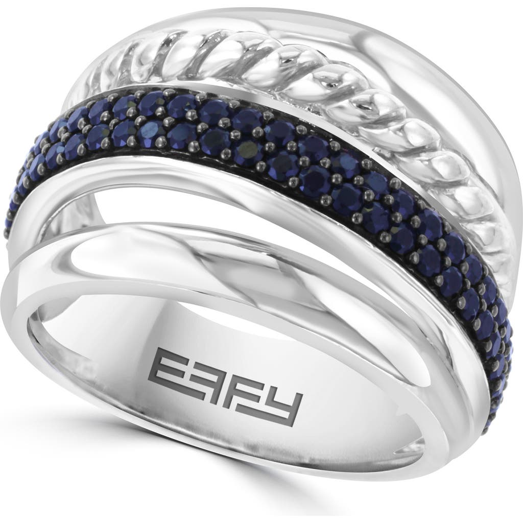 Effy Spinel Sterling Silver Ring In Black