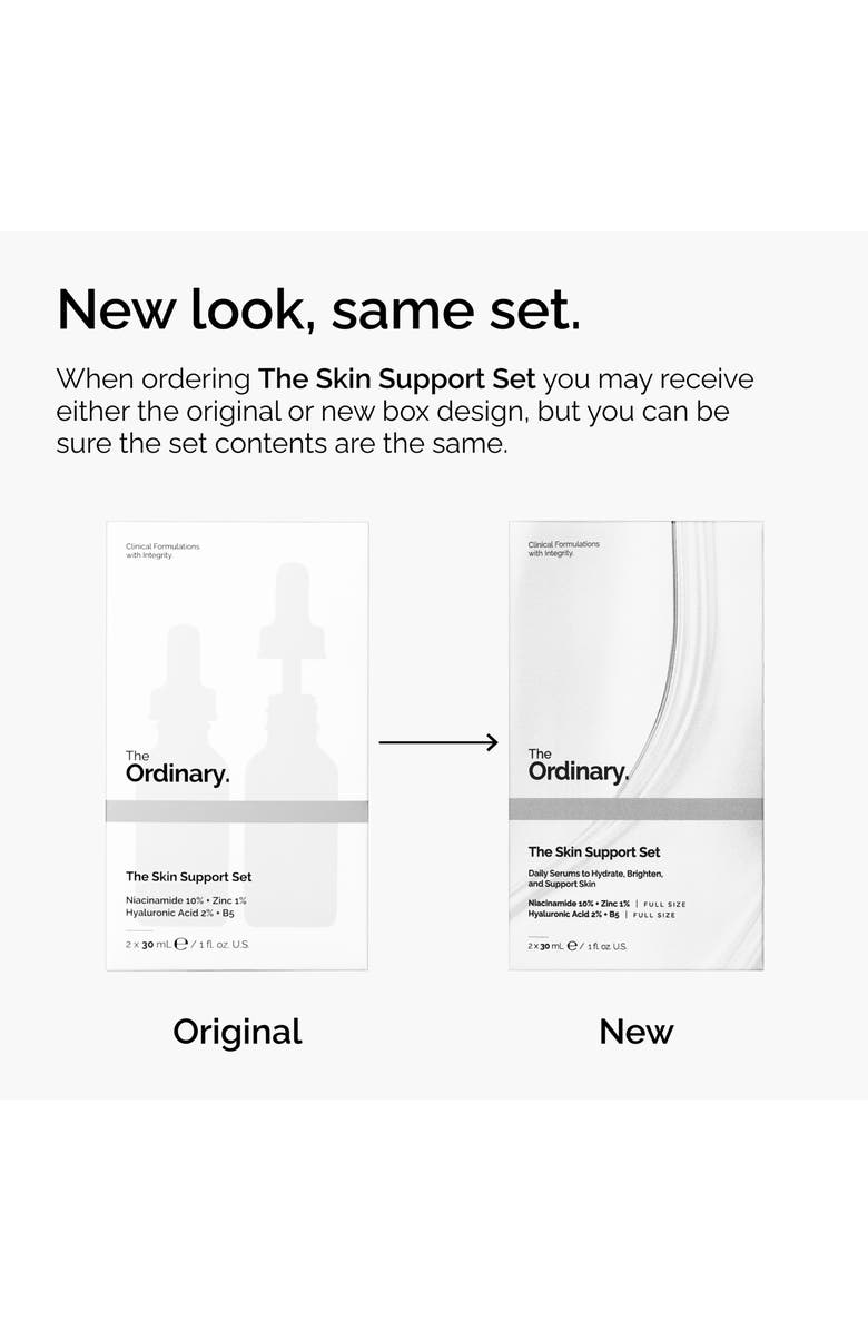 The Skin Support Set $15.90 Value
