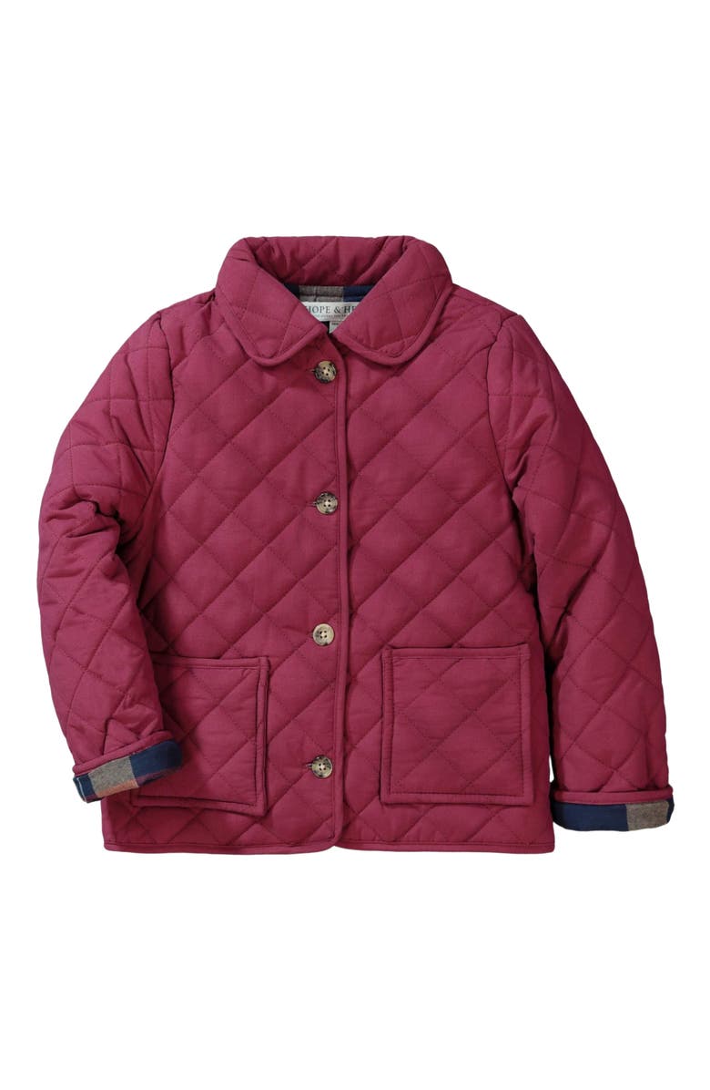 Hope & Henry Girls' Quilted Barn Jacket, Kids, Alternate, color, 
