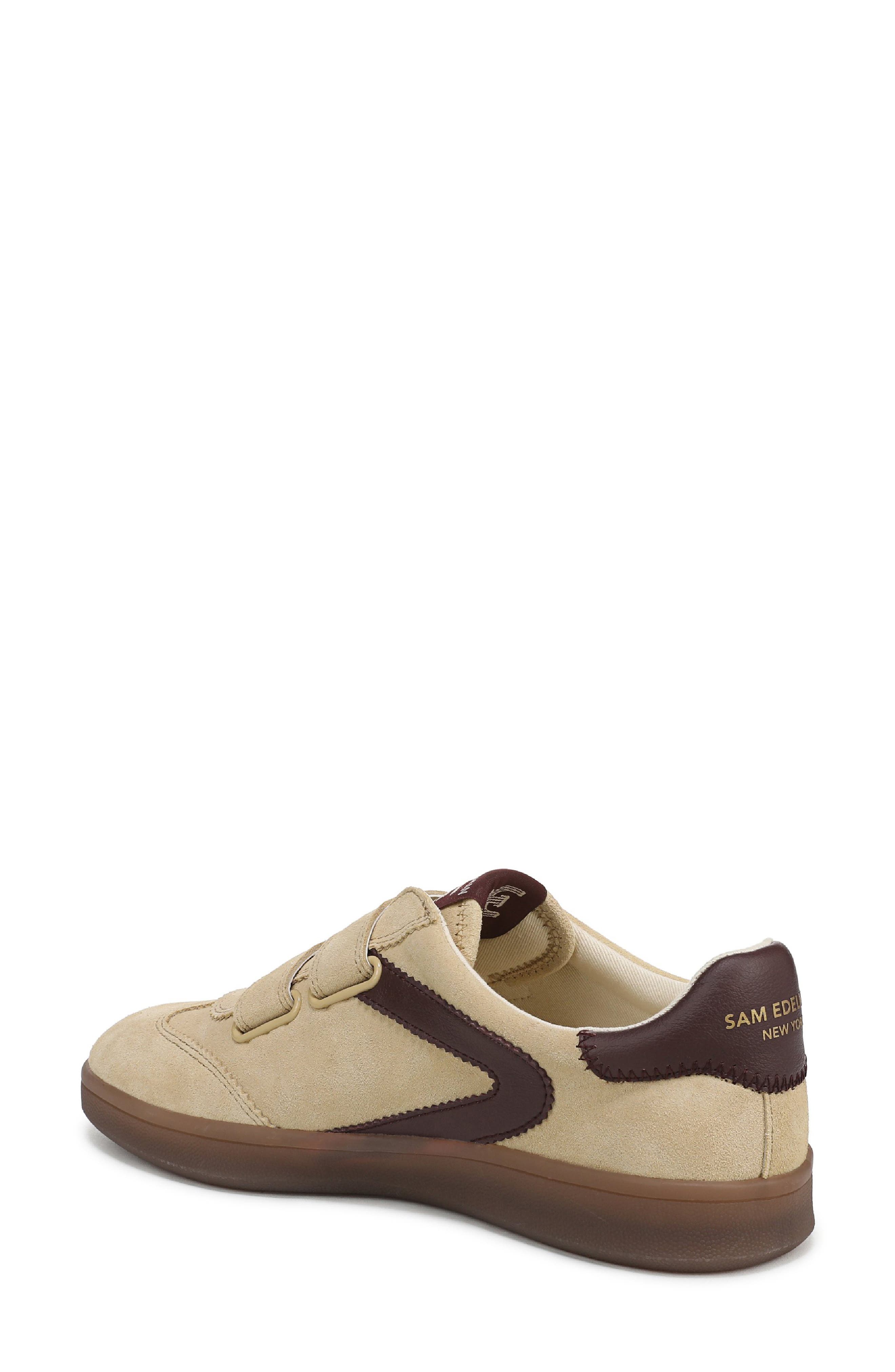 Talia Sneaker, Alternate, color, WHEAT/ PLUM WINE
