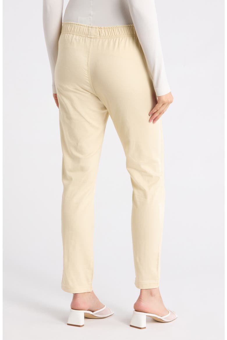 Side Button Capri Pants, Alternate, color, KHAKI