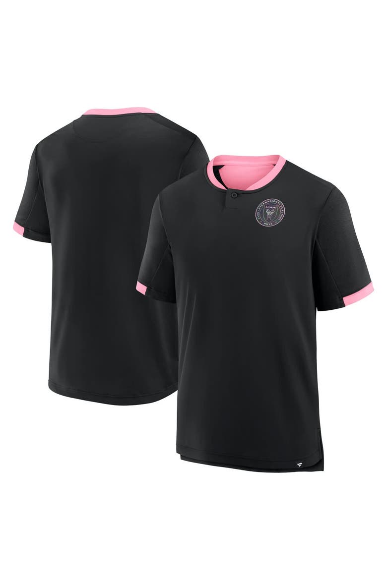 Men's Fanatics Black Inter Miami CF Stoppage Time Striker T-Shirt, Alternate, color, Black