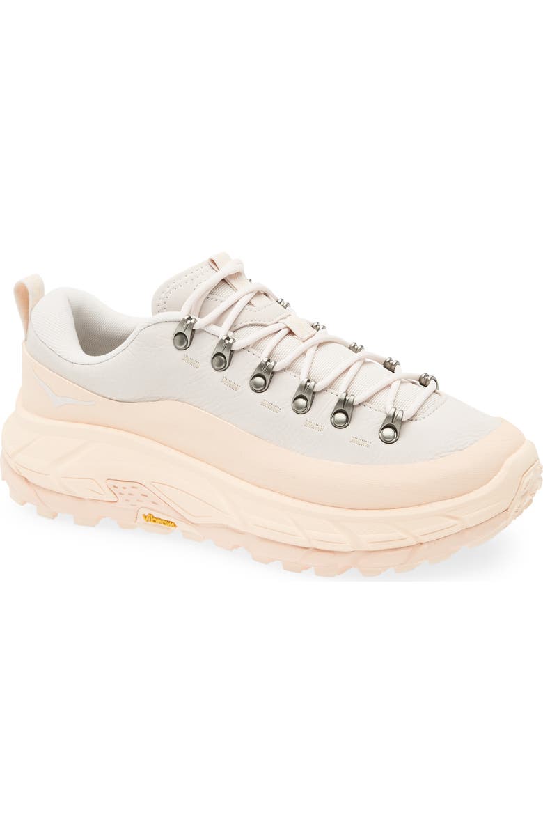 HOKA Tor Summit Hiking Sneaker, Main, color, Rose Cream / Tangerine Glow