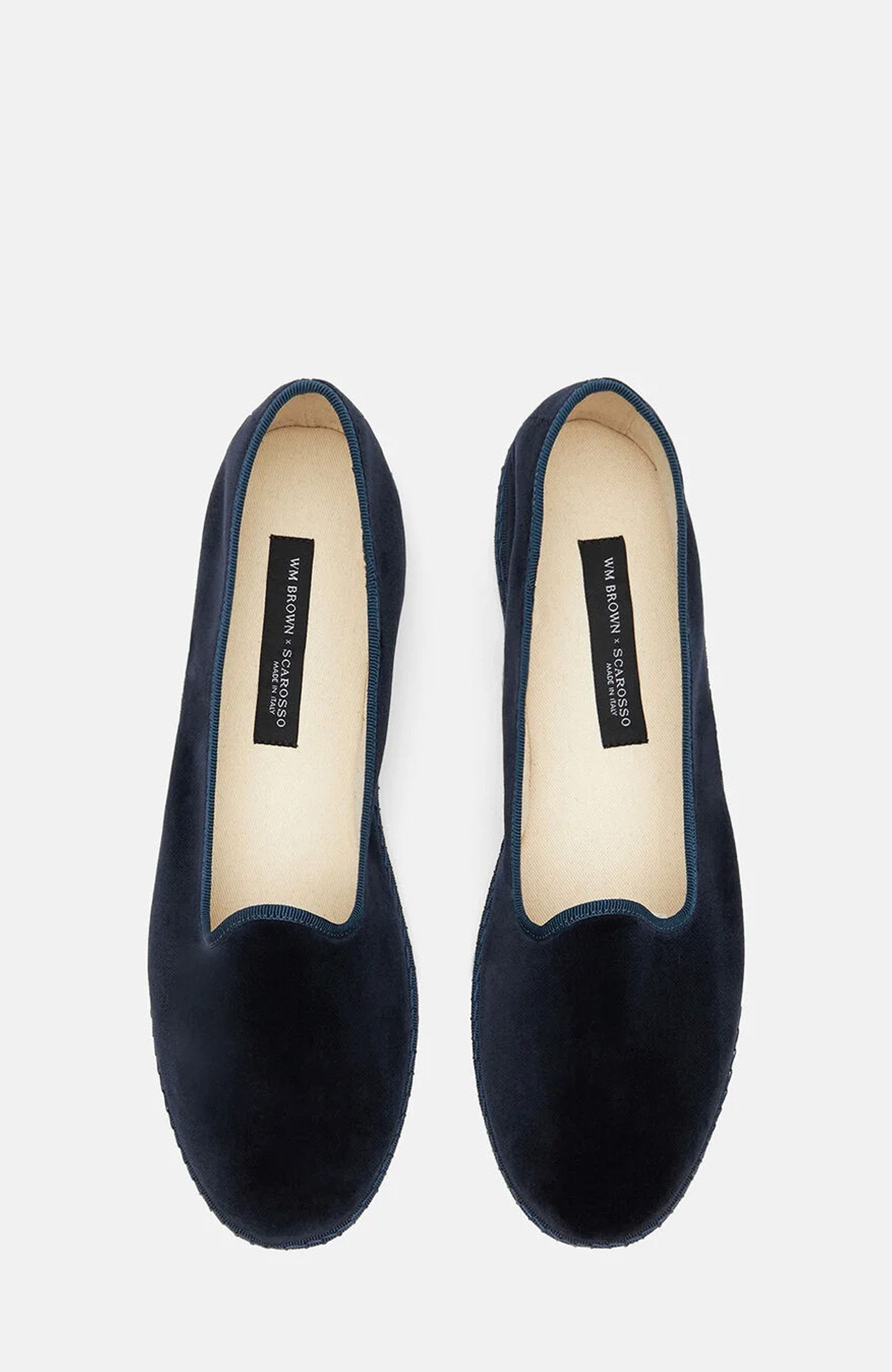 Midnight Slippers, Alternate, color, Blue - Velvet