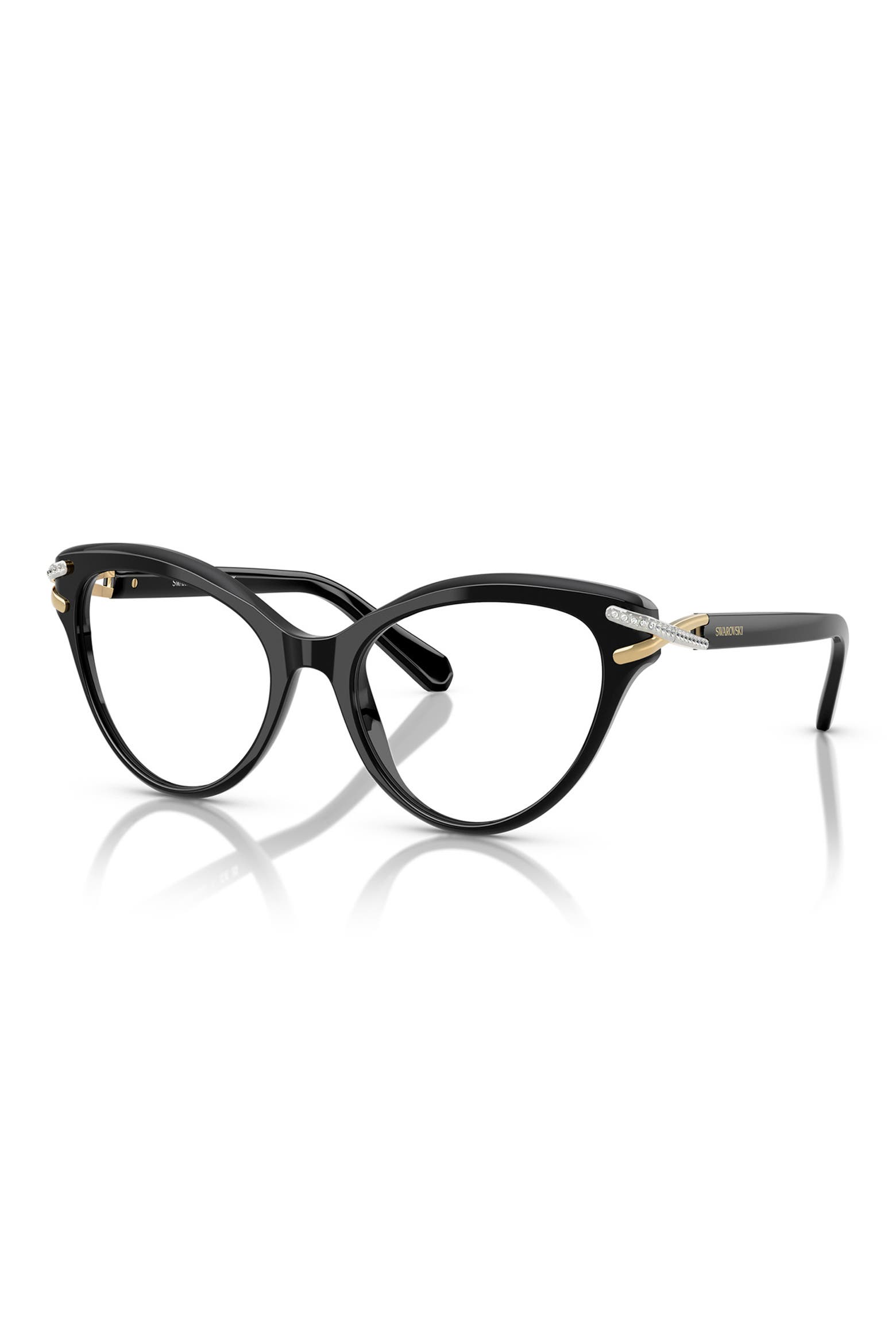 Cat Goggles Models Swarovski 55mm Cat Eye Optical Glasses | Nordstrom