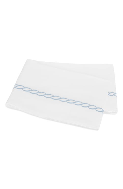 Matouk Classic Chain Cotton Percale Flat Sheet