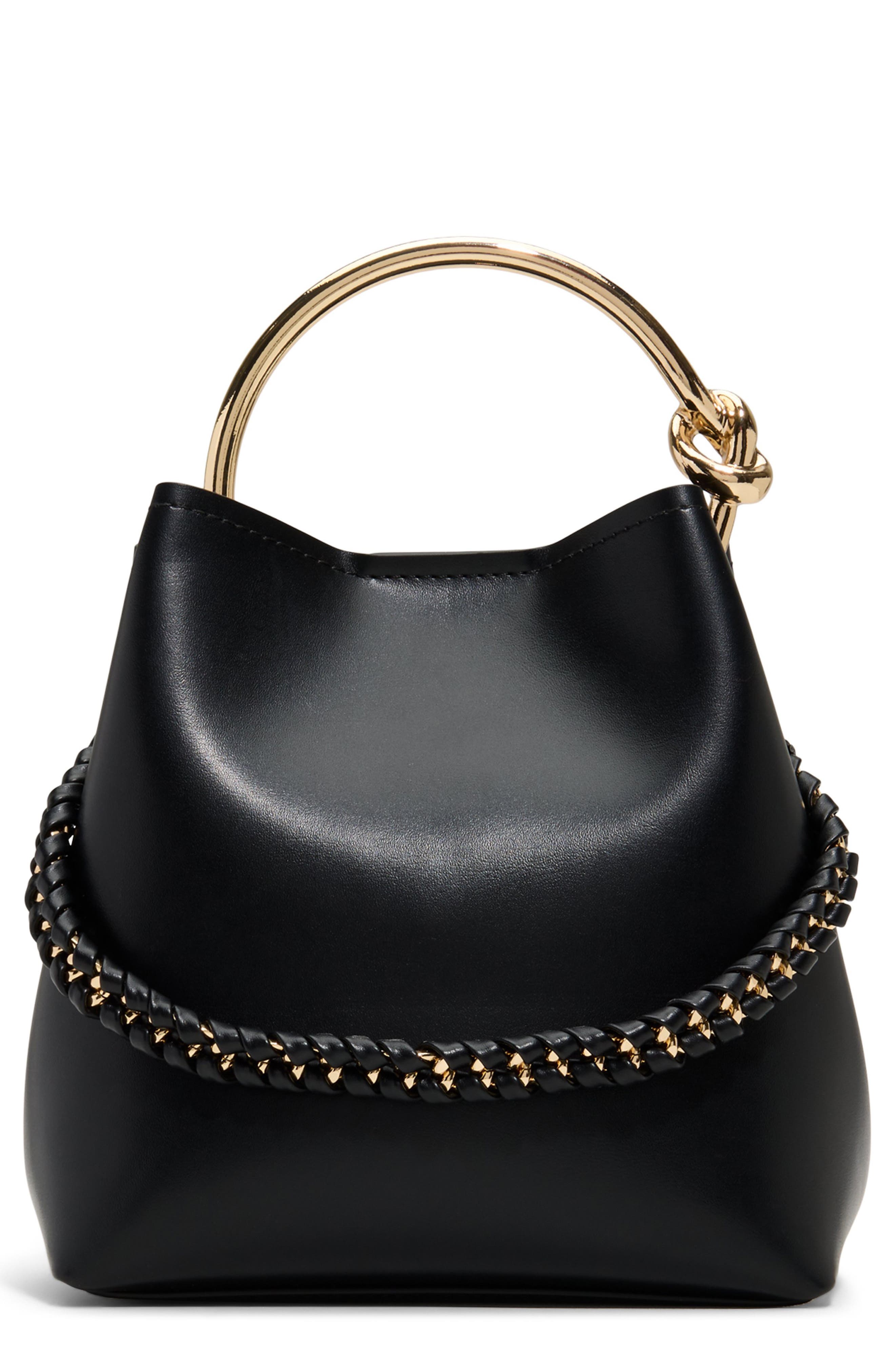 ALDO Bienkaax Faux Leather Bucket Bag, Main, color, 