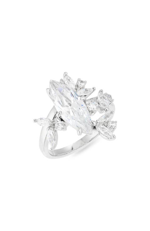 Cannes Cubic Zirconia Vine Ring