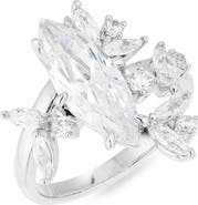 Nadri Cannes Cubic Zirconia Vine Ring