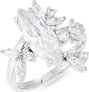 Nadri Cannes Cubic Zirconia Vine Ring