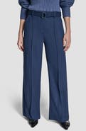 DKNY Belted Wide Leg Pants