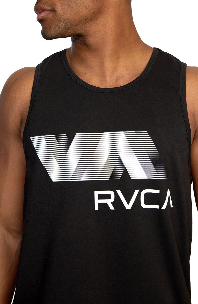 RVCA VA Blur Performance Graphic Tank, Alternate, color, 