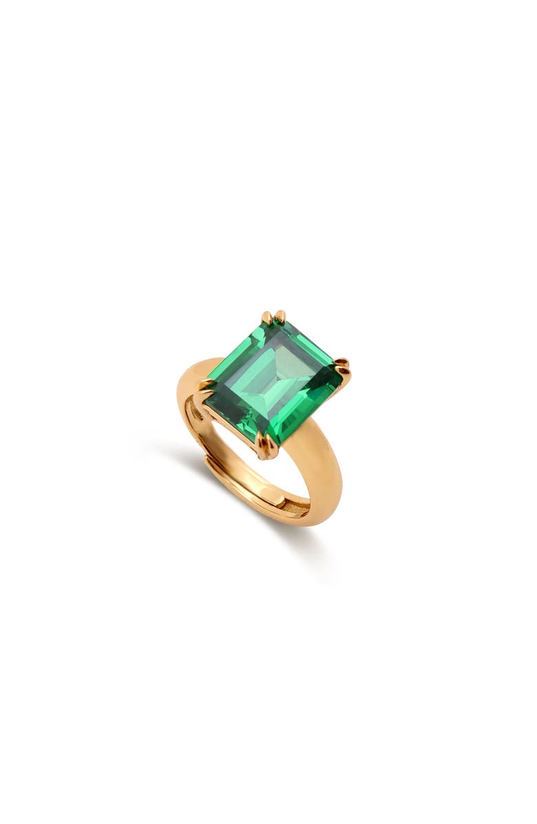 RC RETRO CHIC Lime Glow Ring, Alternate, color, Green & Gold