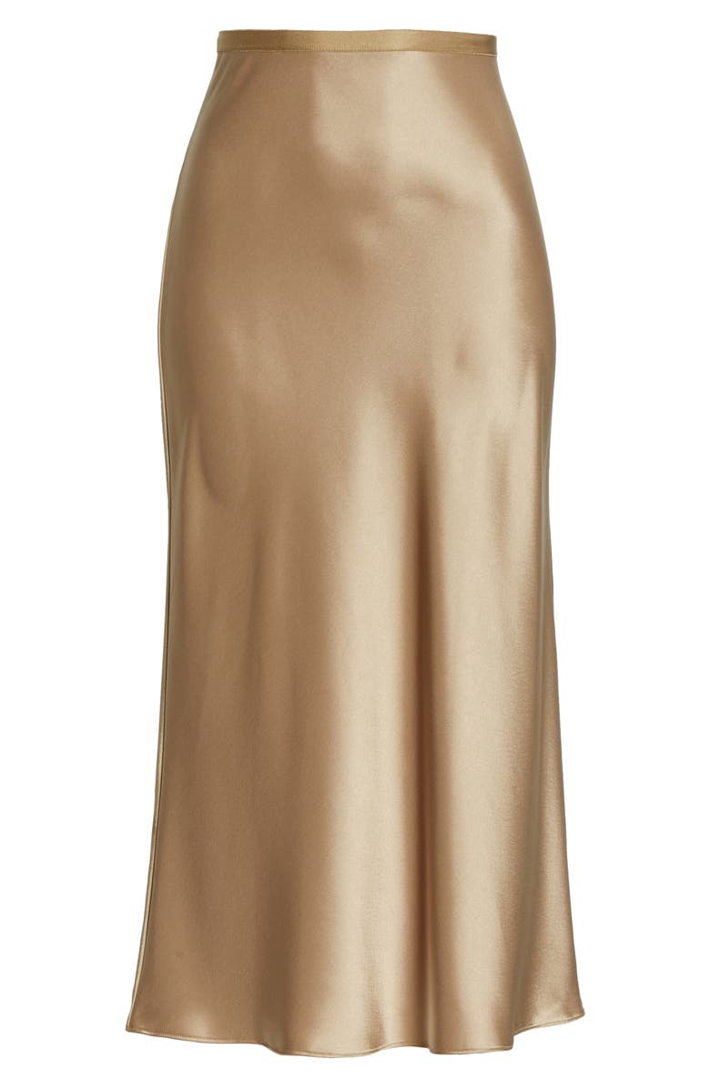 Polo Ralph Lauren Amla Bias Cut Satin Midi Skirt, Alternate, color, 