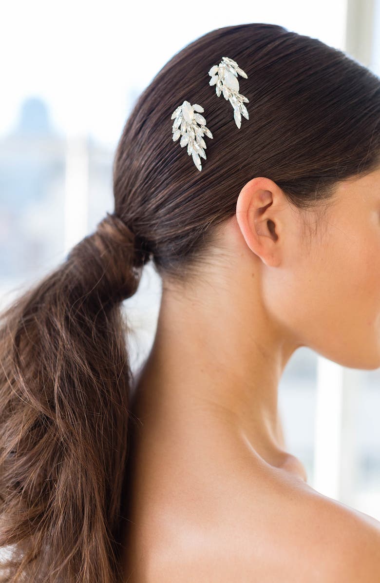 Brides & Hairpins Romee 2-Pack Hair Clips, Alternate, color,