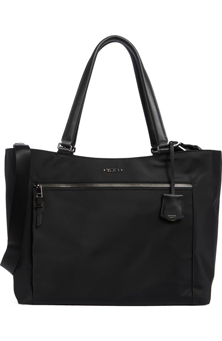 TUMI DFO Vista Catarina Large Tote, Main, color, Black/ Gunmetal