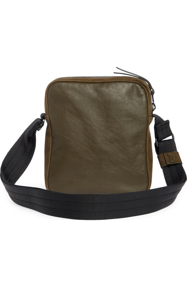 Longchamp LC3D Nubuck Crossbody Bag, Alternate, color, Khaki
