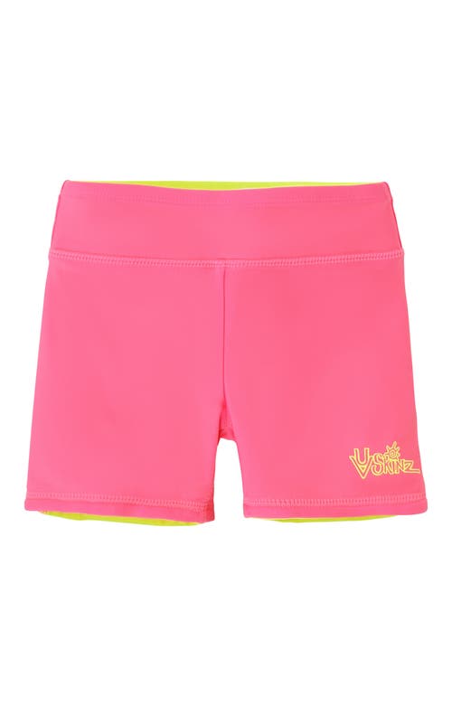 Uv Skinz Reversible Active Swim Shorts In Pink