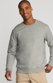 Lands' End Long Sleeve Serious Sweats Crewneck Sweatshirt