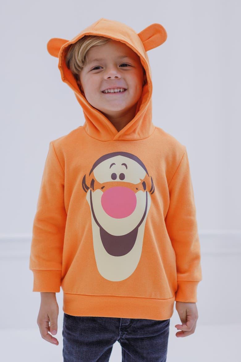 Winnie the Pooh Cosplay Pullover Hoodie, Alternate, color, Tigger Orange