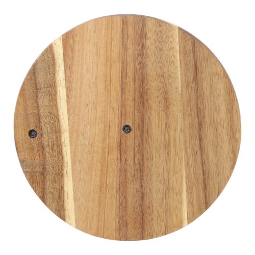 Megachef 14 Inch Acacia Wood Paper Towel Holder In Multi