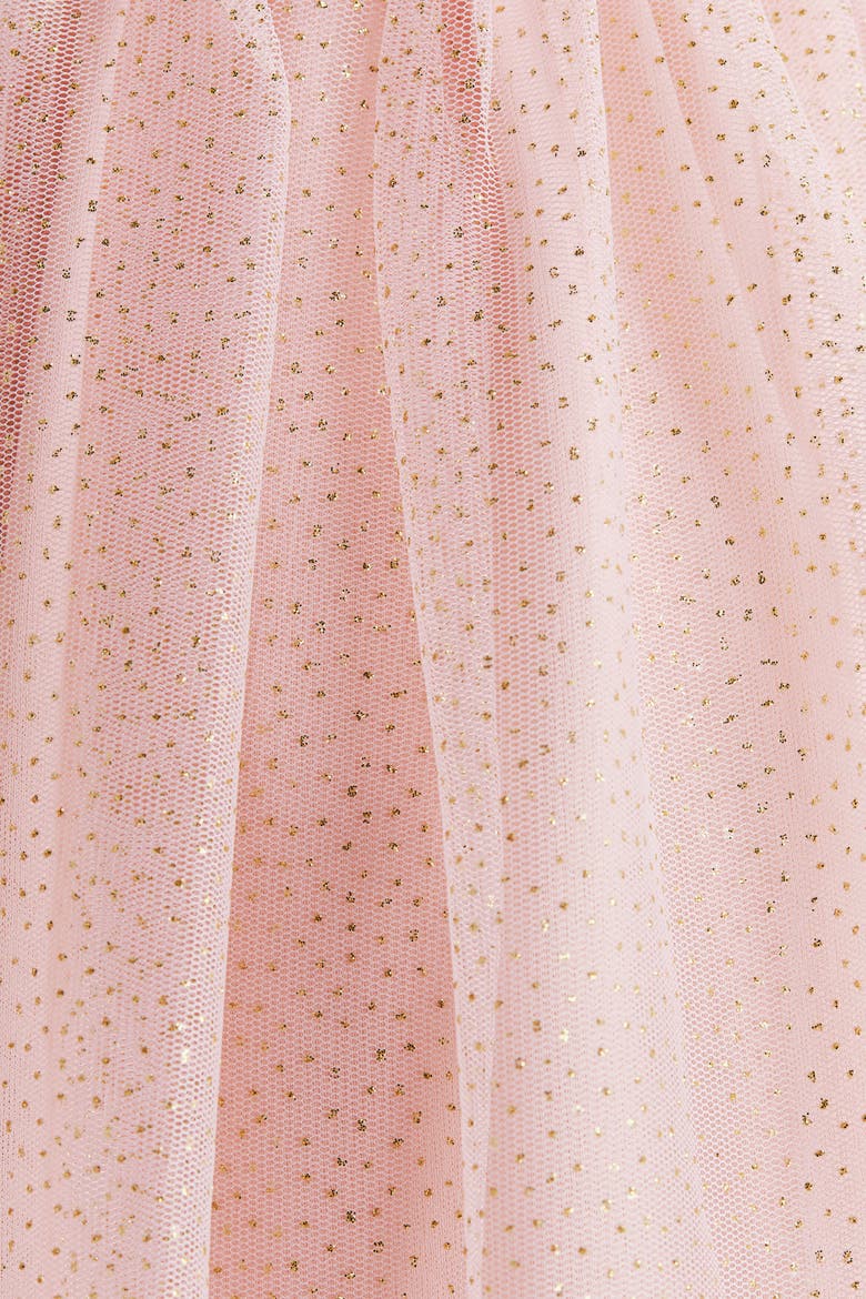 Long-Sleeved Dress With Tulle Skirt, Alternate, color, Powder pink
