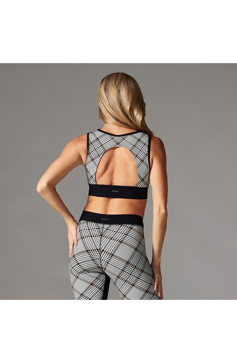 Tavi Agility Bra, Alternate, color, Plaid