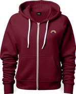 Dalix Rainbow Zip Hoodie