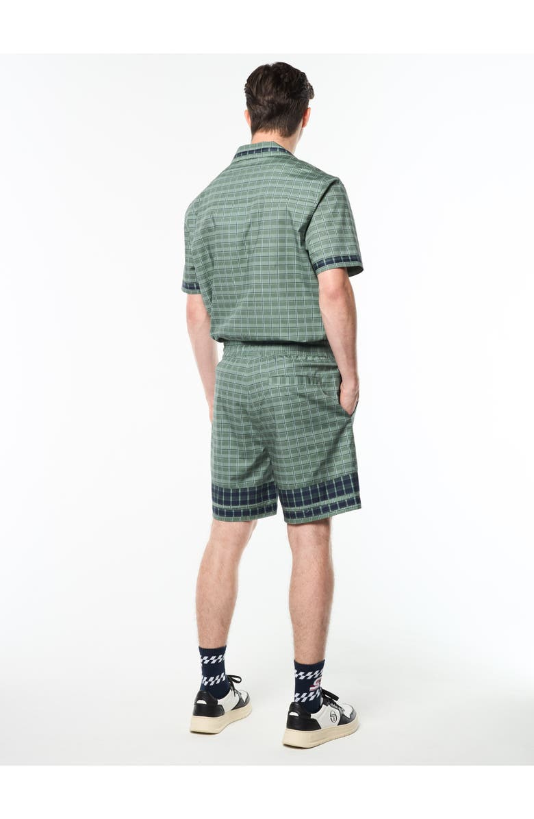 Sergio Tacchini Quadretto Cabana Short, Alternate, color, Duck Green