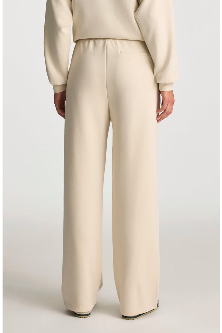 Front Seam Knit Sweatpants, Alternate, color, BONE WHITE