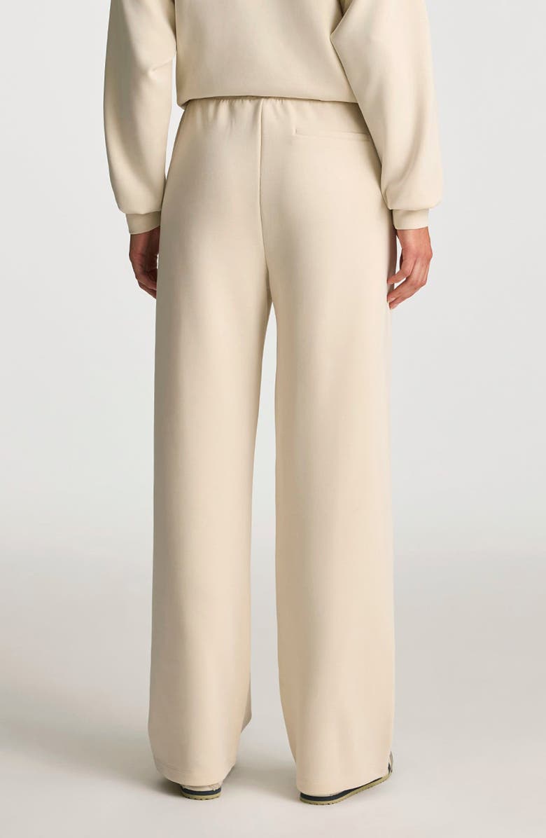 Mavi Jeans Front Seam Knit Sweatpants, Alternate, color, Bone White