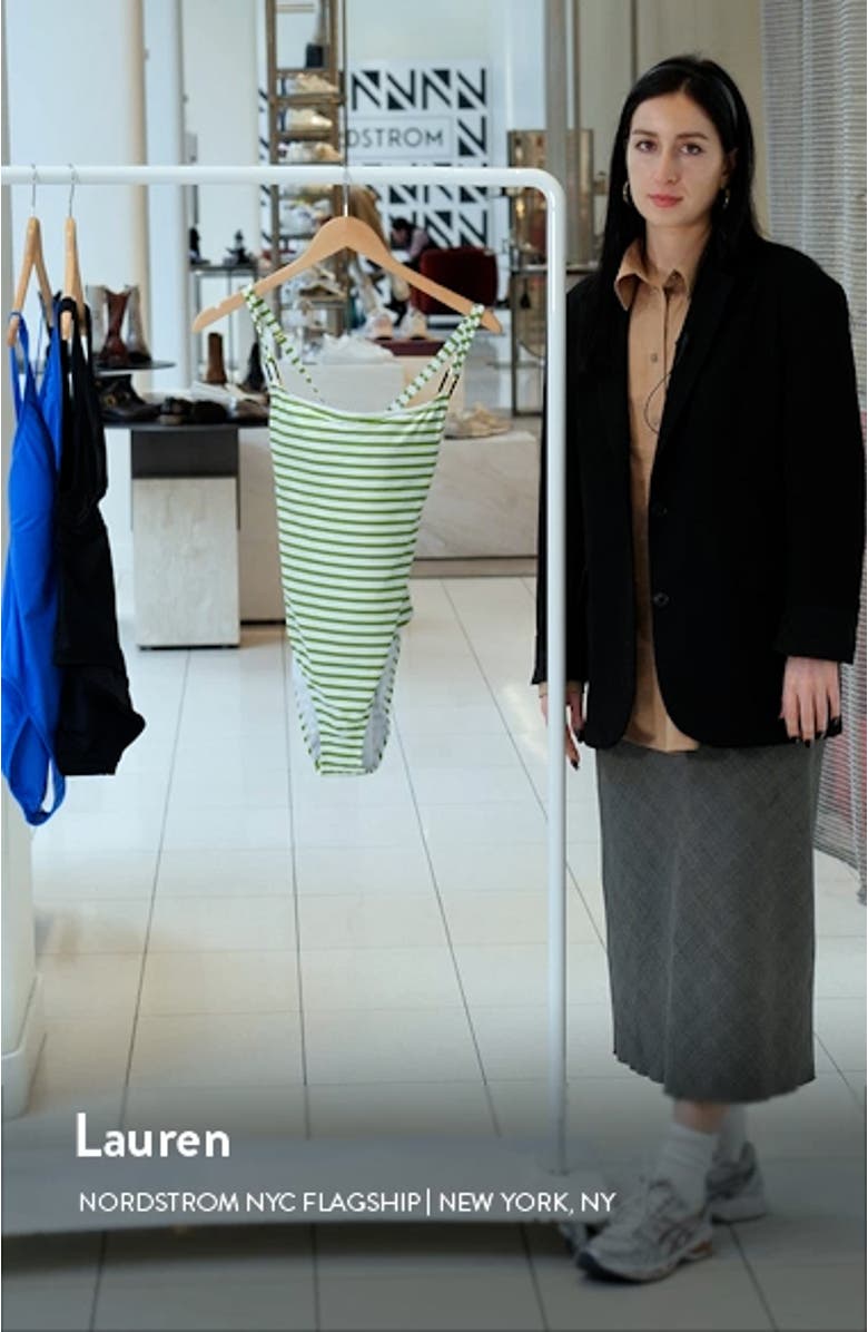 Scoop Neck Underwire One-Piece Swimsuit, sales video thumbnail