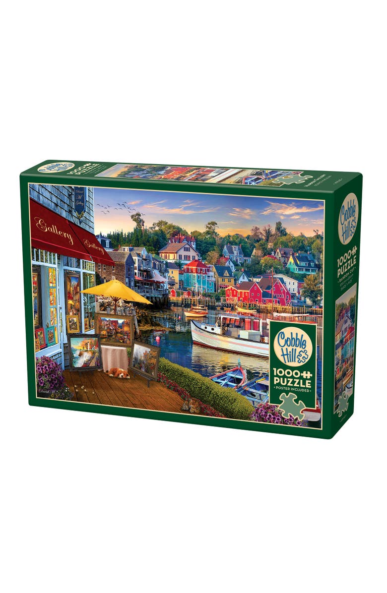Cobble Hill Harbor Gallery 1000 Piece Puzzle, Main, color, Multicolored