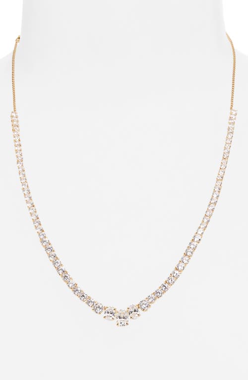 Nadri Stellar Slider Collar Necklace In Gold